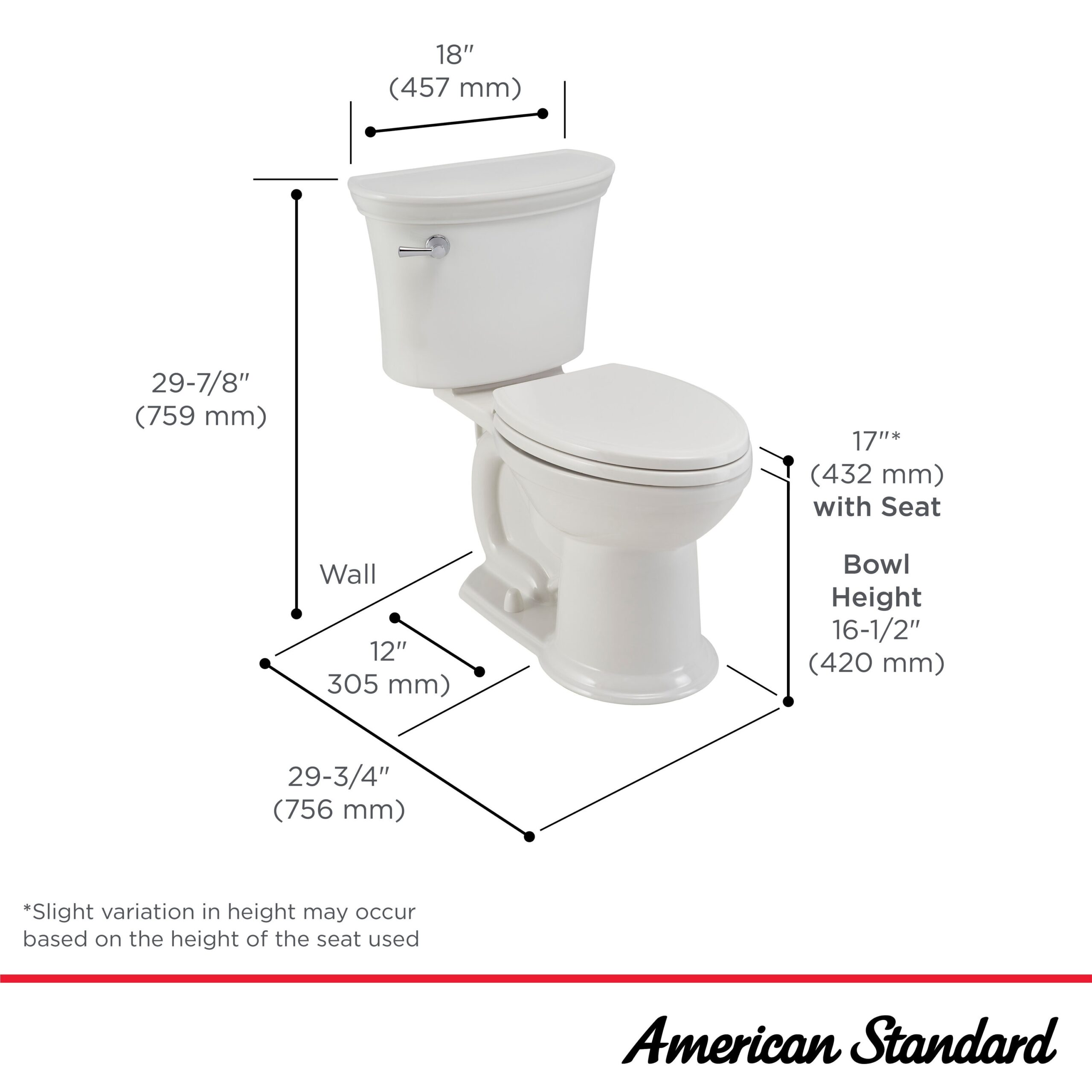 American Standard Esteem VorMax White Elongated Chair height Soft Close 2-piece Toilet 12-in Rough-In WaterSense 1.28 GPF