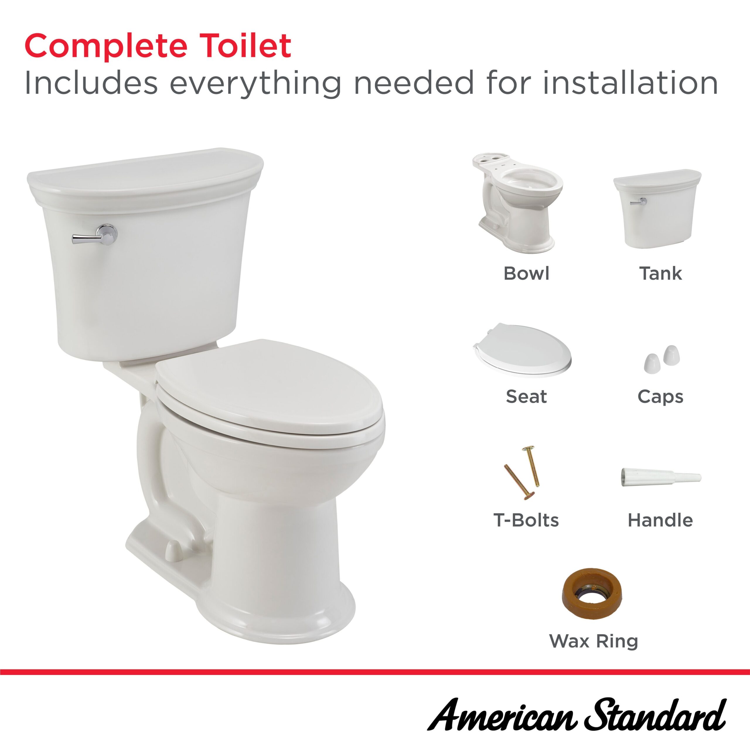 American Standard Esteem VorMax White Elongated Chair height Soft Close 2-piece Toilet 12-in Rough-In WaterSense 1.28 GPF