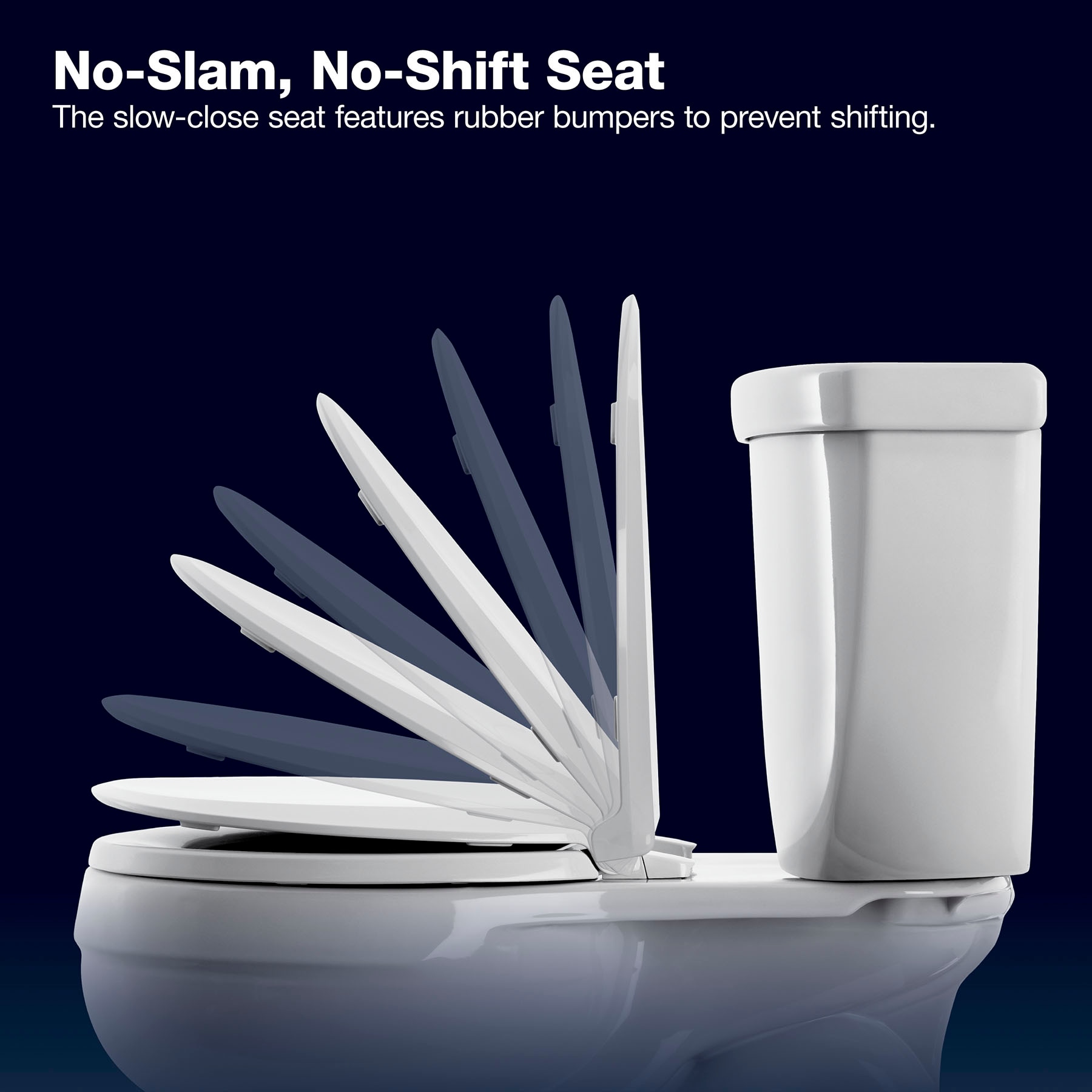 KOHLER Cavata White Elongated Chair height Soft Close 2-piece Toilet 12-in Rough-In WaterSense 1.6 GPF