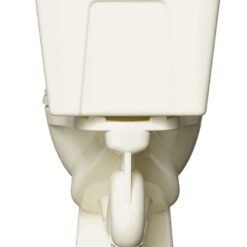 Project Source Pro-Flush Oyster Dual Flush Elongated Chair height 2-piece Toilet 12-in Rough-In WaterSense 1.6 GPF