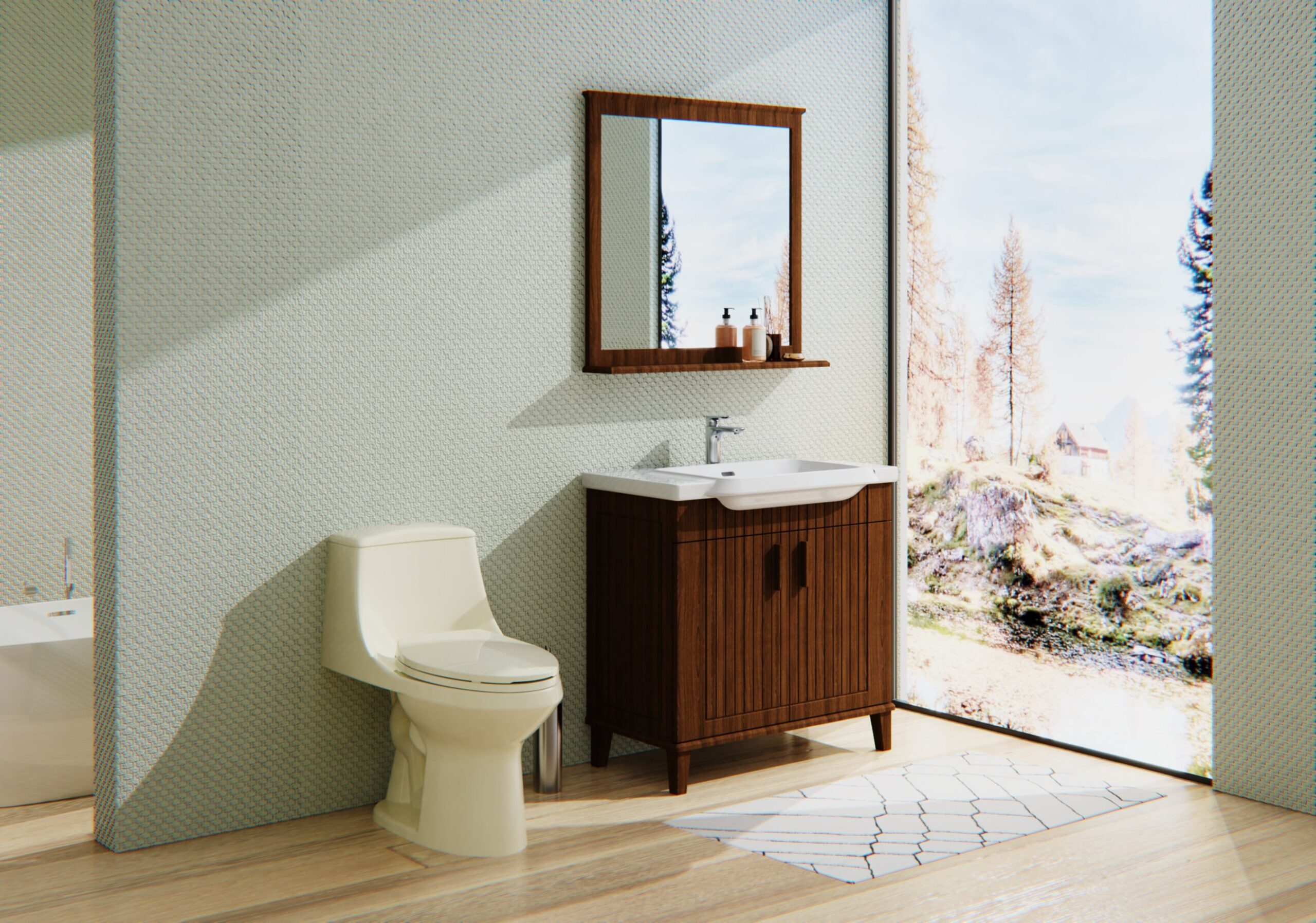 Project Source Laporte Oyster Dual Flush Elongated Chair height Soft Close 1-piece Toilet 12-in Rough-In WaterSense 1.6 GPF