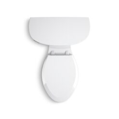 KOHLER Kingston White Elongated Standard height 2-piece Toilet 12-in Rough-In WaterSense 1.28 GPF