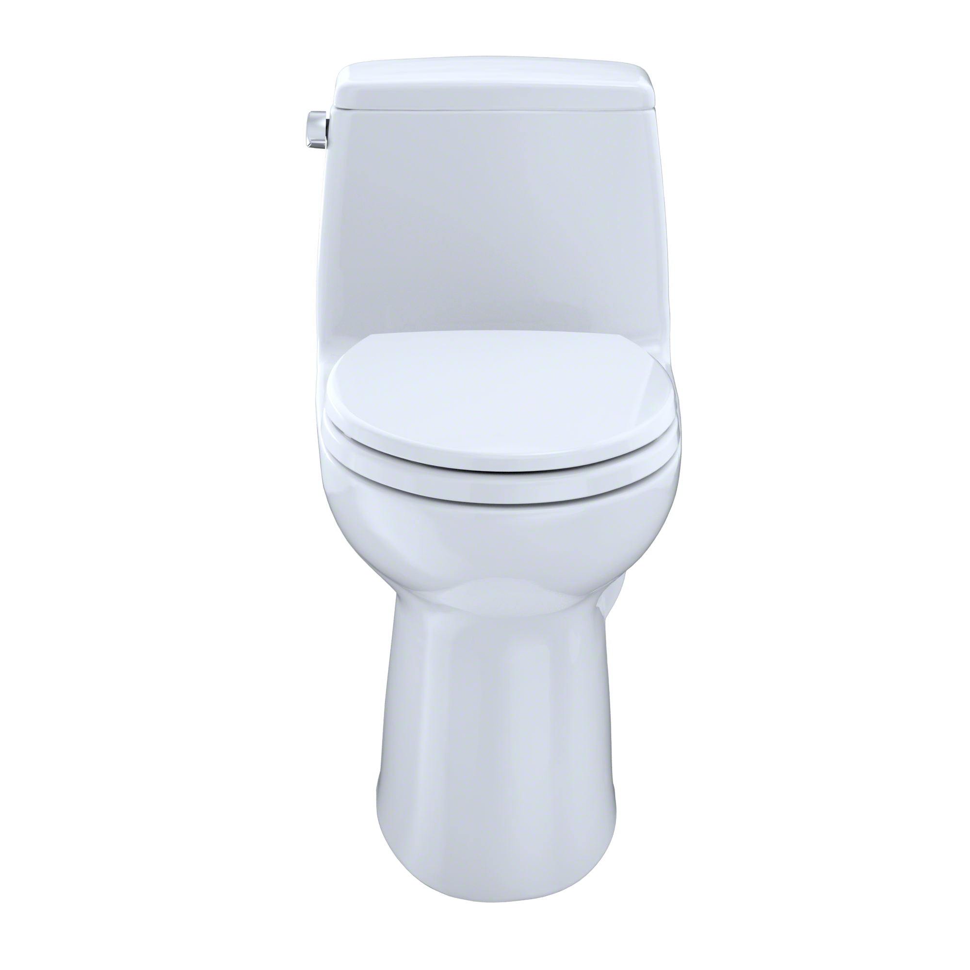 TOTO Eco Ultramax Cotton White Elongated Chair height Soft Close 1-piece Toilet 12-in Rough-In WaterSense 1.28 GPF