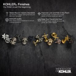 KOHLER Vibrant Brushed Moderne Brass Single Handle Wall-mount Pot Filler Kitchen Faucet