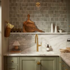 KOHLER Edalyn by Studio McGee Vibrant Stainless Single Handle Deck-mount Pull-down Kitchen Faucet with Sprayer