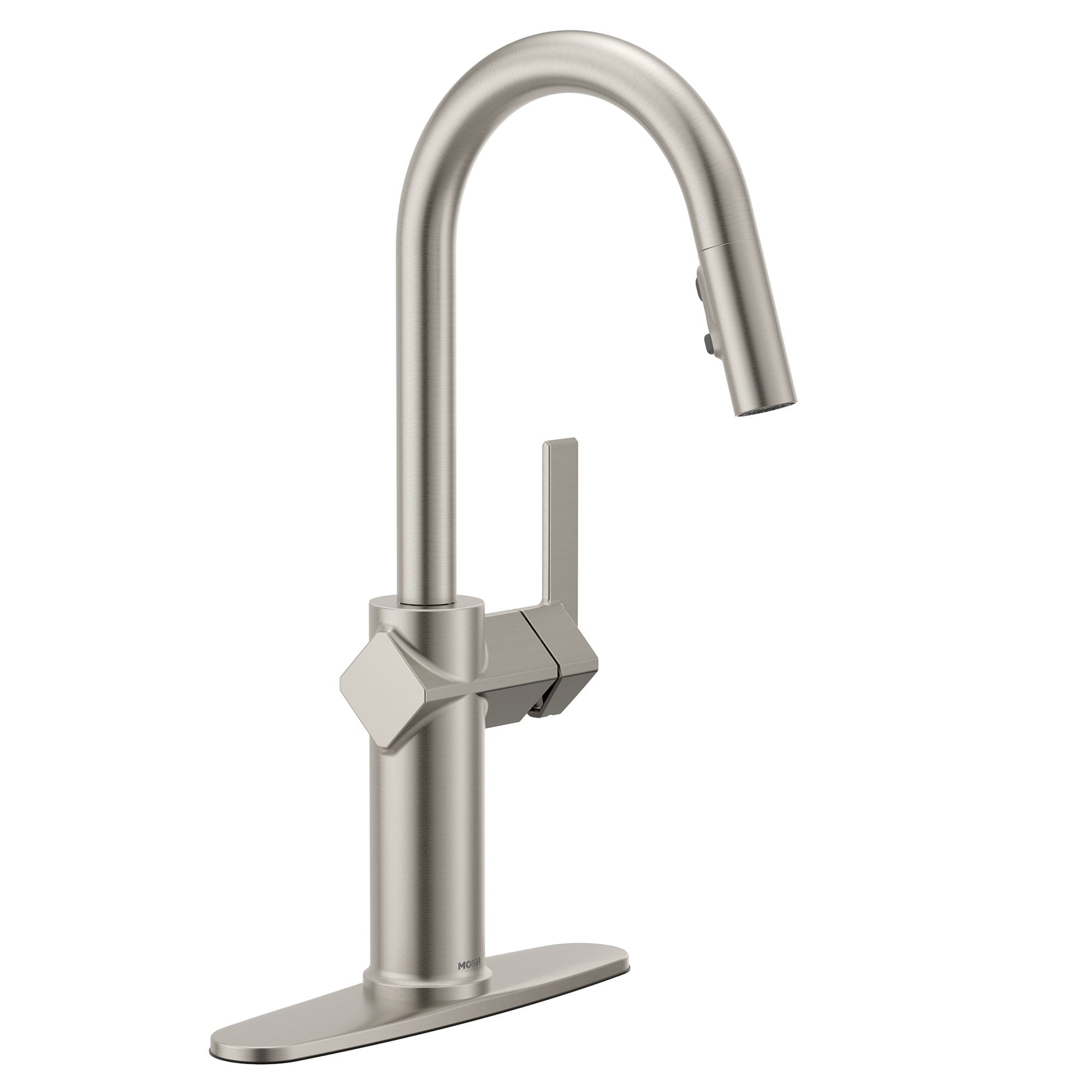 Moen Joric Spot Resist Stainless Single Handle Deck-mount Pull-down Kitchen Faucet with Sprayer ( Deck Plate Included )