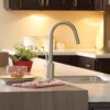 Moen Align Spot Resist Stainless Single Handle Deck-mount Pull-down Kitchen Faucet with Sprayer