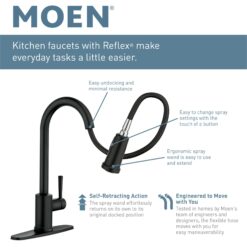 Moen Align Spot Resist Stainless Single Handle Deck-mount Pull-down Kitchen Faucet with Sprayer