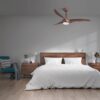 Minka Aire Light Wave 52 52-in Distressed Koa with Distressed Koa Blades Propeller Ceiling Fan With Light - Remote Included ( 3 -Blade )