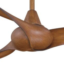 Minka Aire Wave 52 52-in Distressed Koa with Distressed Koa Blades Propeller Ceiling Fan Without Light - Remote Included ( 3 -Blade )