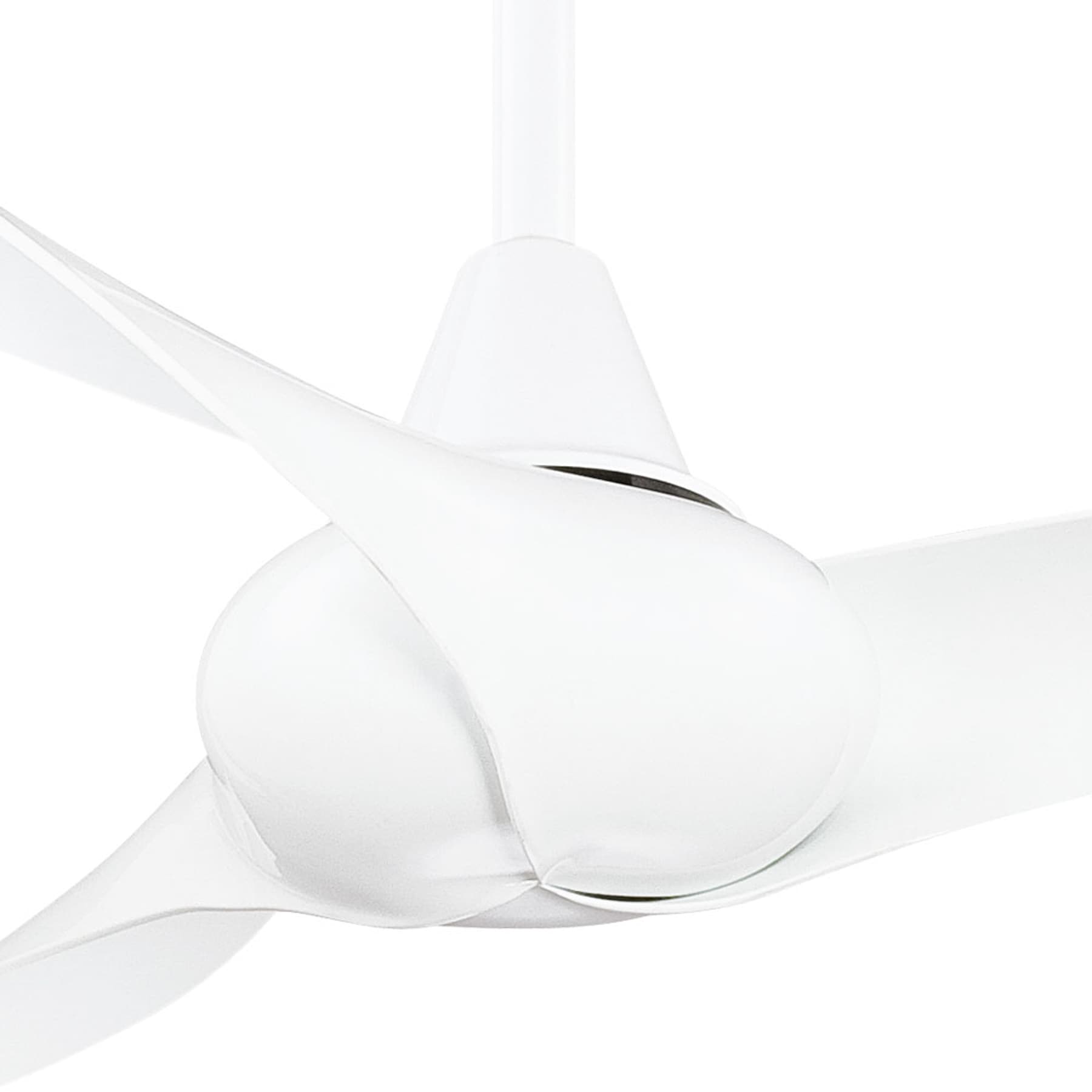 Minka Aire Wave 52 52-in White with White Blades Propeller Ceiling Fan and Remote ( 3 -Blade )