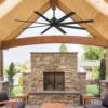 Minka Aire Xtreme H2O 65 65-in Outdoor Black with Black Blades Ceiling Fan Without Light - Remote Included ( 8 -Blade )
