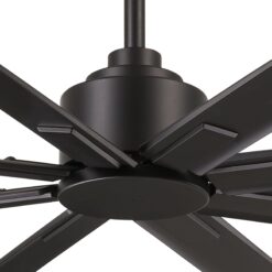 Minka Aire Xtreme H2O 65 65-in Outdoor Black with Black Blades Ceiling Fan Without Light - Remote Included ( 8 -Blade )
