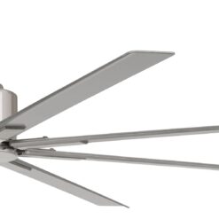 Minka Aire Xtreme H2O 65 65-in Outdoor Brushed Nickel Wet with Brushed Nickel Wet Blades Ceiling Fan Without Light - Remote Included ( 8 -Blade )