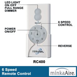 Minka Aire Xtreme H2O 65 65-in Outdoor Oil Rubbed Bronze with Oil Rubbed Bronze Blades Ceiling Fan Without Light - Remote Included ( 8 -Blade )
