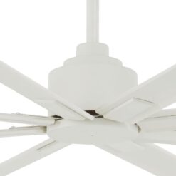 Minka Aire Xtreme H2O 65 65-in Outdoor Flat White with Flat White Blades Ceiling Fan Without Light - Remote Included ( 8 -Blade )