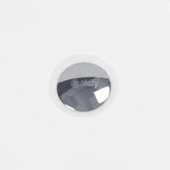 AKDY Freestanding Bathtub 28.7-in x 53.9-in Glossy White Acrylic Oval Freestanding Soaking bathtub with Drain ( Center Drain )