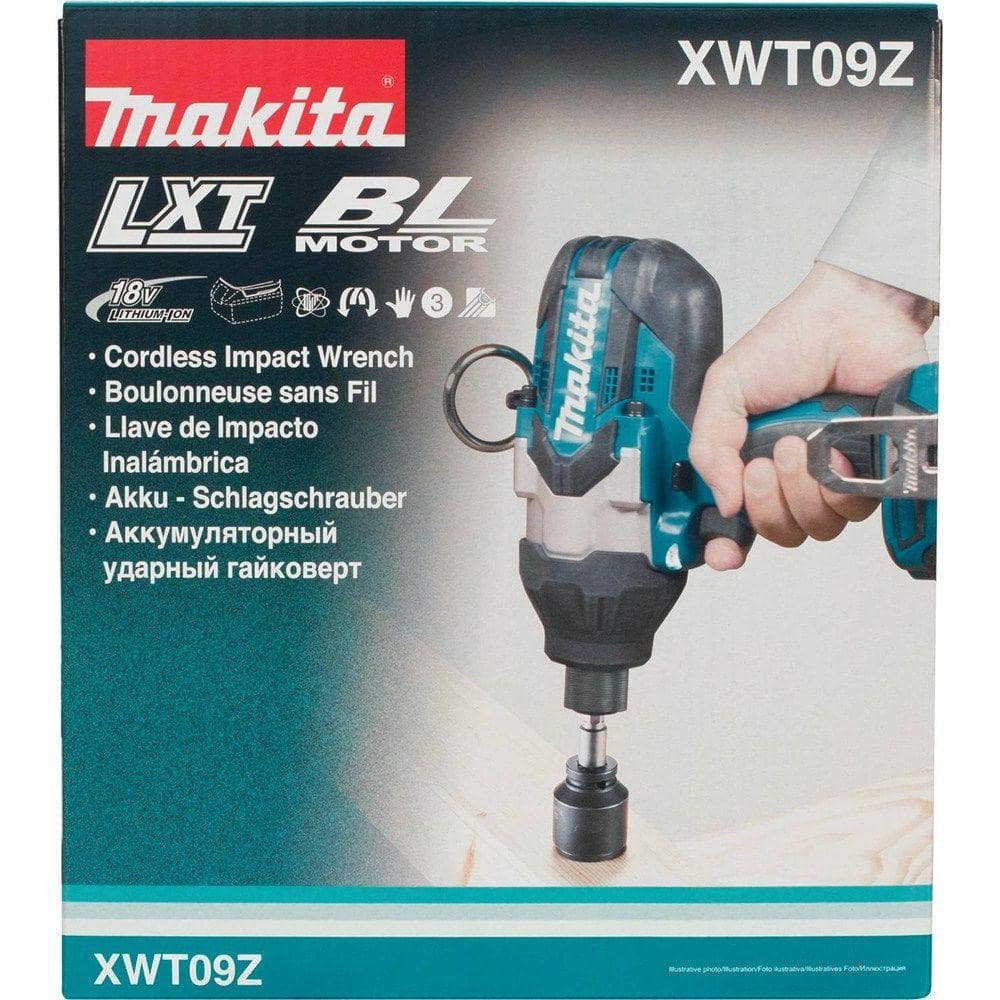 Makita 18V LXT Lithium-Ion Brushless Cordless High Torque 7/16 in. Hex Impact Wrench (Tool-Only) XWT09Z