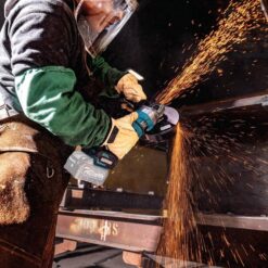 Makita 40-Volt Maximum XGT Brushless Cordless 4-1/2/6 in. Paddle Switch Angle Grinder, with Electric Brake, Tool Only GAG14Z