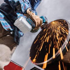Makita 40-Volt Maximum XGT Brushless Cordless 4-1/2/6 in. Paddle Switch Angle Grinder, with Electric Brake, Tool Only GAG14Z