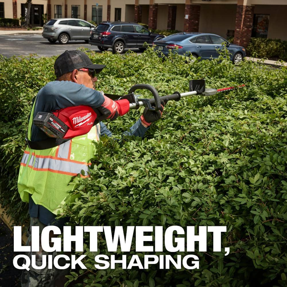 Milwaukee M18 FUEL 18V 20 in. Brushless Cordless Battery Powered Short Pole Hedge Trimmer (Tool-Only) 3043-20