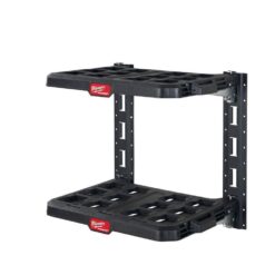 Milwaukee PACKOUT 22.3 in. Black Resin Racking Kit with Metal Reinforced Frame and Integrated Handle 48-22-8480