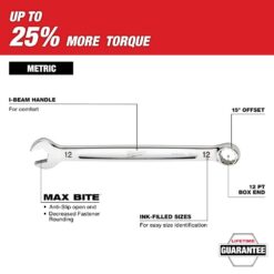 Milwaukee Metric Combination Wrench Set with PACKOUT Compact Organizer (15-Piece) 48-22-9483