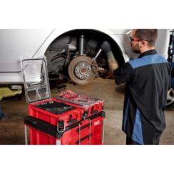 Milwaukee Metric Combination Wrench Set with PACKOUT Compact Organizer (15-Piece) 48-22-9483