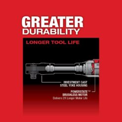 Milwaukee M12 FUEL 12V Lithium-Ion Brushless Cordless 3/8 in. Extended Reach Ratchet Kit with One 2.0 Ah Batteries 2560-21