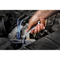 Milwaukee SAE Combination Ratcheting Wrench Mechanics Tool Set (7-Piece) 48-22-9406