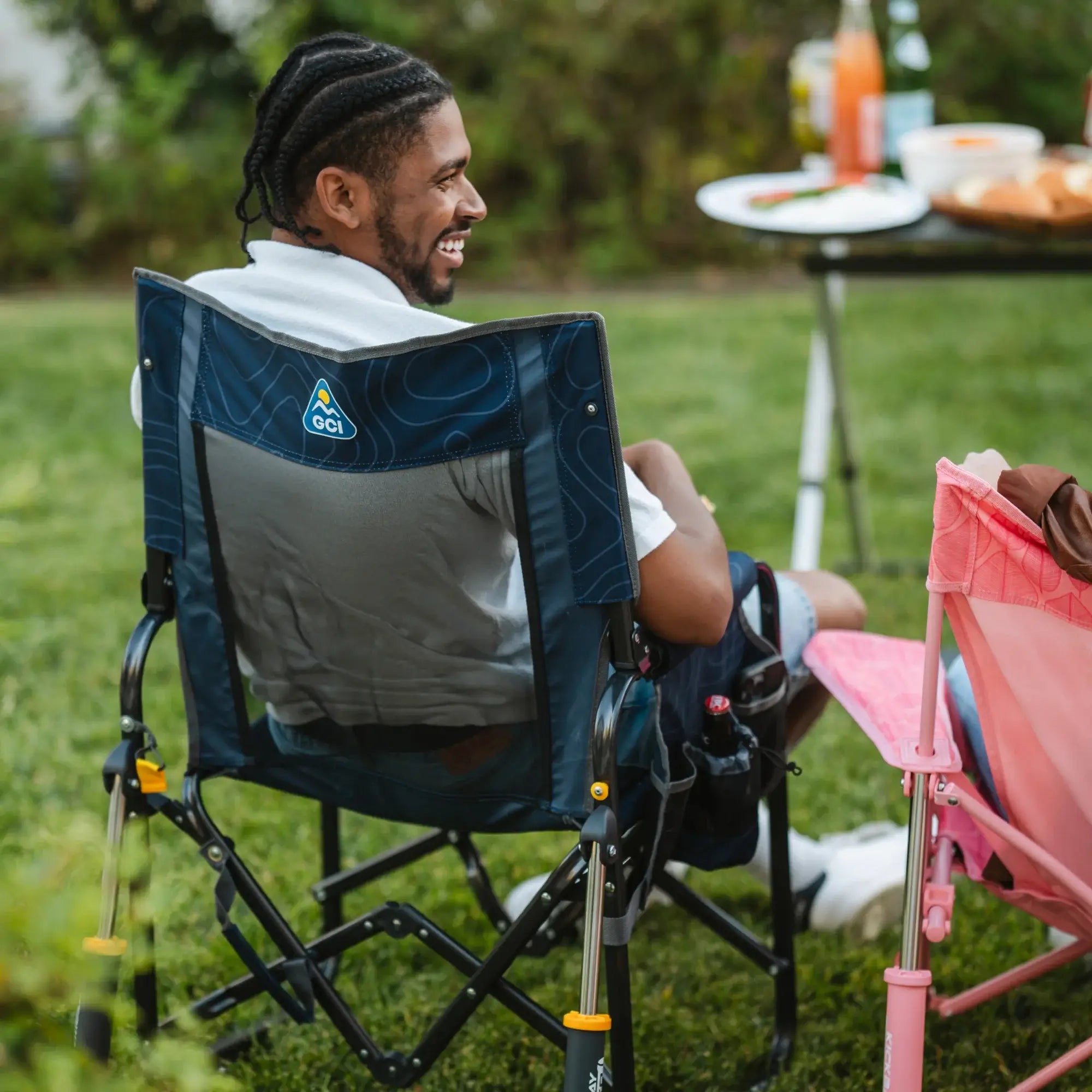 GCI Stowaway Rocker, Navy Topo