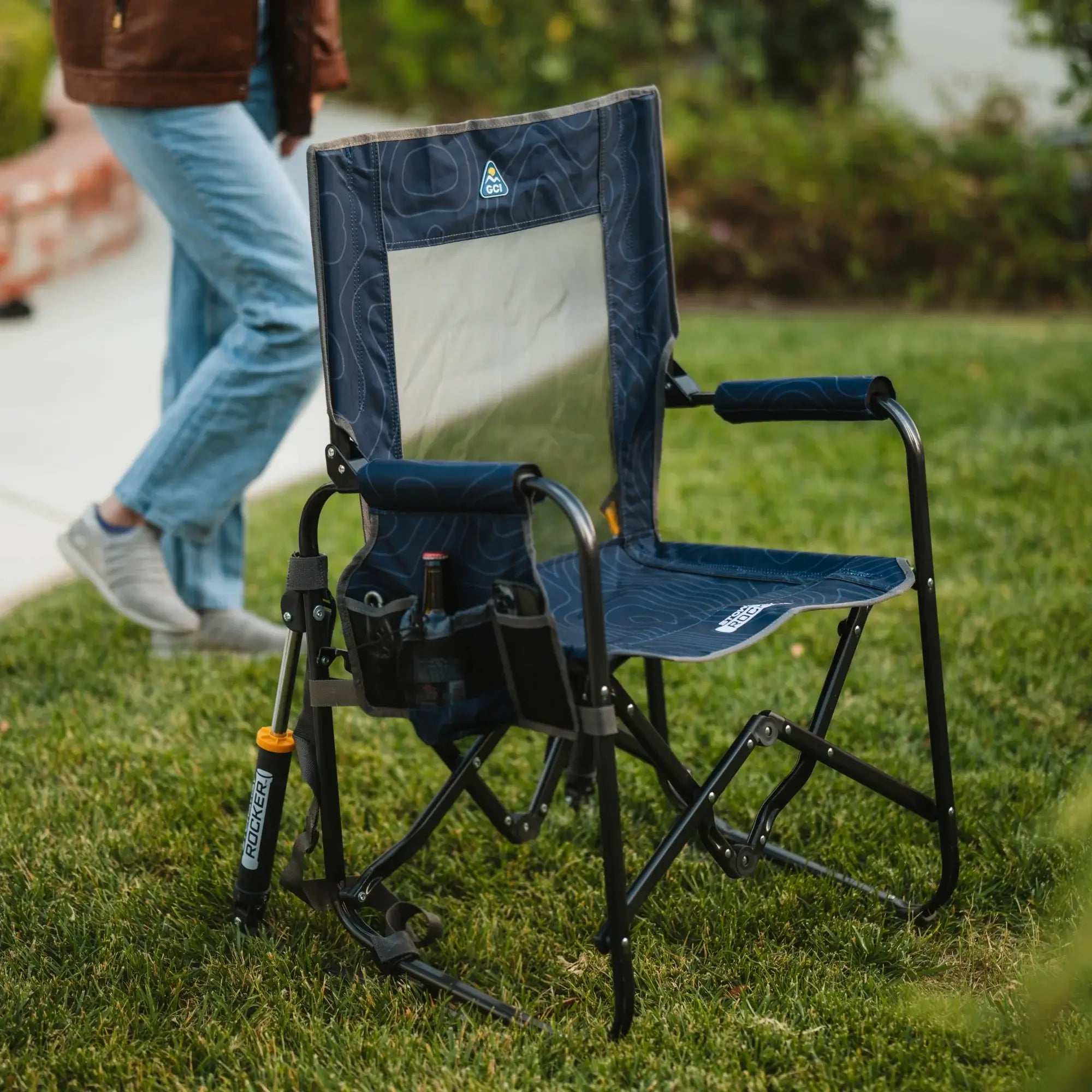 GCI Stowaway Rocker, Navy Topo