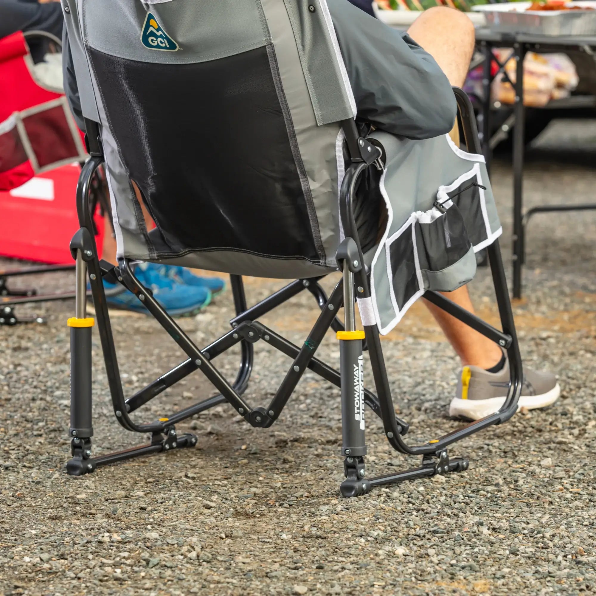 GCI Stowaway Rocker, Varsity Gray