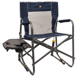 GCI Freestyle Rocker with Side Table, Heathered Indigo