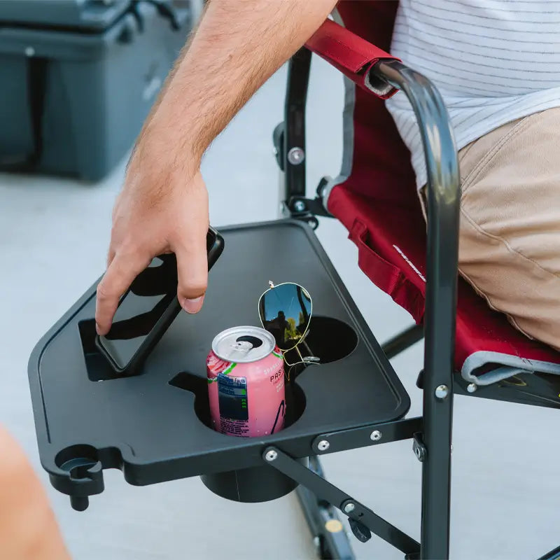 GCI Freestyle Rocker XL with Side Table, Cinnamon