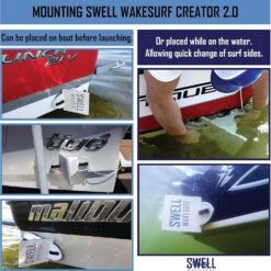 SWELL Wakesurf Creator 2.0 Surfing Wavesurf Shaper - Wave Generator - Wake Gate - Surf Gate - Floating - Durable