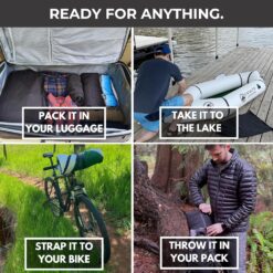 Ultra-Lightweight Inflatable Kayak for Adults & Kids - 1 Person Packraft, Durable TPU, Compact, Rapid Inflate
