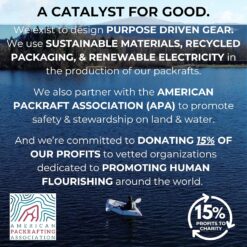 Ultra-Lightweight Inflatable Kayak for Adults & Kids - 1 Person Packraft, Durable TPU, Compact, Rapid Inflate