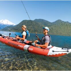 Intex 68309EP Excursion Pro K2 Inflatable Kayak Set: Includes Deluxe 86in Kayak Paddles and High-Output Pump