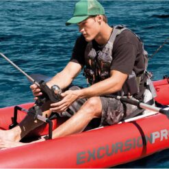 Intex 68309EP Excursion Pro K2 Inflatable Kayak Set: Includes Deluxe 86in Kayak Paddles and High-Output Pump