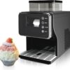 Shaved Ice Machine, Portable Ice Maker with Rapid Cooling and Food-Grade Stainless Steel Material