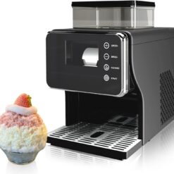 Shaved Ice Machine, Portable Ice Maker with Rapid Cooling and Food-Grade Stainless Steel Material