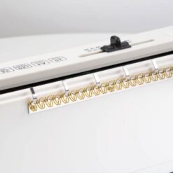 TruBind Manual Wire Binding Machine, 22 Sheet Punch Capacity, Bind up to 120 Sheets, 34 Fully Disengageable Dies, 3:1 Pitch