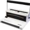TruBind Manual Wire Binding Machine, 22 Sheet Punch Capacity, Bind up to 120 Sheets, 34 Fully Disengageable Dies, 3:1 Pitch