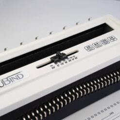 TruBind Manual Wire Binding Machine, 22 Sheet Punch Capacity, Bind up to 120 Sheets, 34 Fully Disengageable Dies, 3:1 Pitch