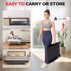 Sperax Walking Vibration Pad with APP, 3 in 1 Under Desk Treadmill, 2.5HP Low Noise Walking Treadmill Pad with Remote Control