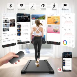 Sperax Walking Vibration Pad with APP, 3 in 1 Under Desk Treadmill, 2.5HP Low Noise Walking Treadmill Pad with Remote Control