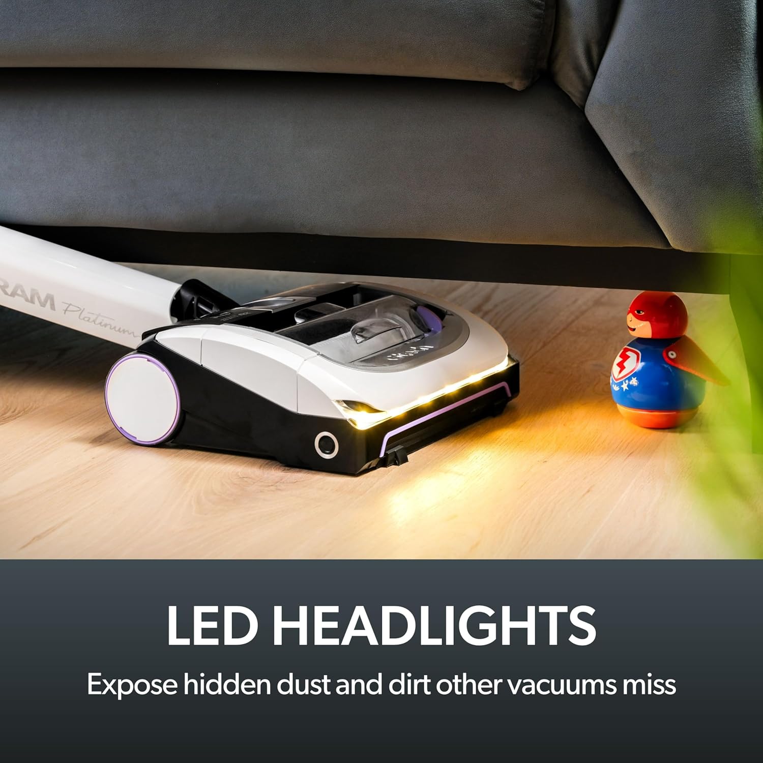 Gtech AirRAM Platinum Cordless Vacuum Cleaner - Includes Anti-Hair Wrap Brush Bar