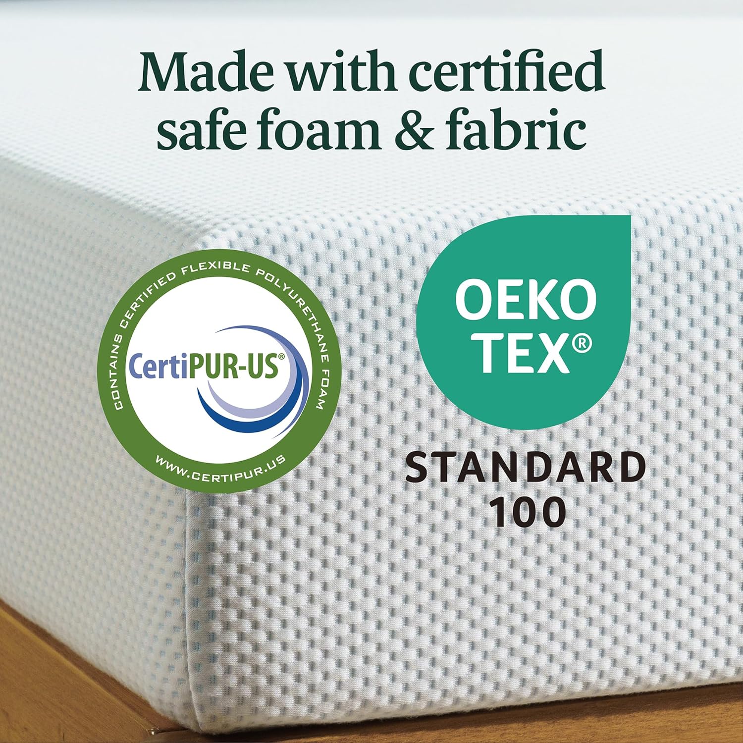 ZINUS 10 Inch Green Tea Cooling Memory Foam Mattress, Queen, Fiberglass Free, Medium Firmness, Cooling Gel Foam
