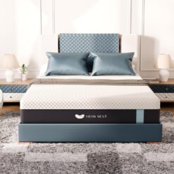 HEIM NEST Full Mattress, 12 Inch Gel & Air-Cooling Memory Foam Mattress for Pressure Relief, Medium Firm Full Size in a Box